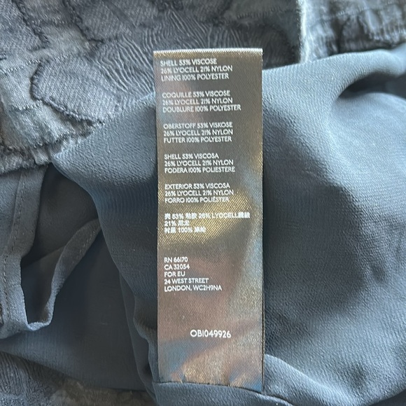 Anthropologie Maeve Savannah Swing Textured Top Blouse Ruffled Black Sz 2 - Picture 10 of 12